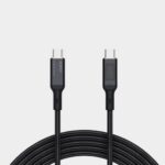 1.8m 100W Nylon Braided USB C to USB C Cable with LCD Display