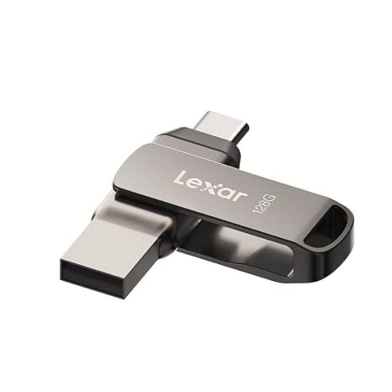 128GB Lexar® Dual Type-C and Type-A USB 3.1 flash drive, up to 130MB_s read