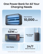 Anker Nano Power Bank (10K, 45W, Built-In Retractable USB-C Cable)- Black - Image 2