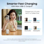 Anker Nano Power Bank (10K, 45W, Built-In Retractable USB-C Cable)- White - Image 3
