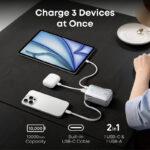 Anker Nano Power Bank (10K, 45W, Built-In Retractable USB-C Cable)- White - Image 4
