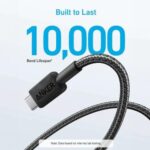 Anker 322 USB-A to USB-C Cable (6ft Braided) Black 2