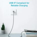 Anker 322 USB-A to USB-C Cable (6ft Braided) Black 3