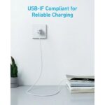 Anker 322 USB-A to USB-C Cable (6ft Braided)- White 4