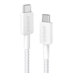 Anker 322 USB-C to USB-C Cable (3ft Braided) White 1