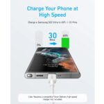 Anker 322 USB-C to USB-C Cable (3ft Braided) White 2