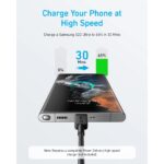 Anker 322 USB-C to USB-C Cable (6ft Braided) Black 2