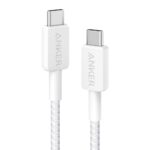 Anker 322 USB-C to USB-C Cable (6ft Braided) White 2