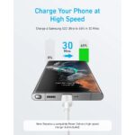 Anker 322 USB-C to USB-C Cable (6ft Braided) White 3