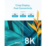 Anker HDMI Cable (6 ft, 8K)- Black 2