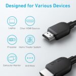 Anker HDMI Cable (6 ft, 8K)- Black 6