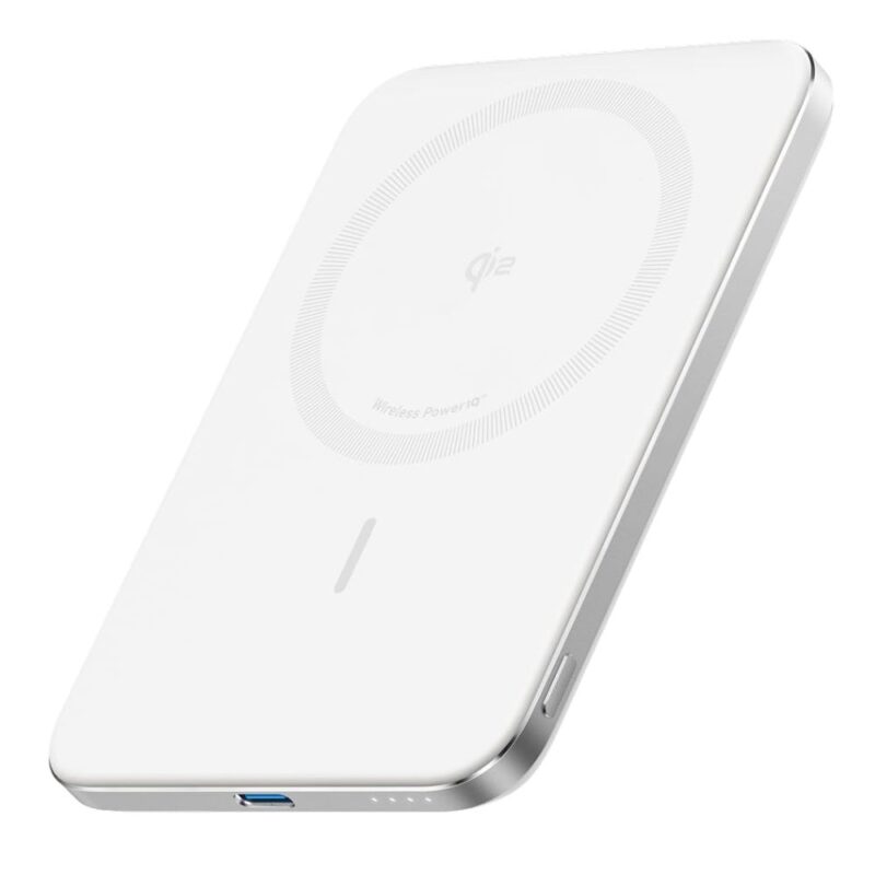 Anker Nano Power Bank (5K, MagGo, Slim)- White 1