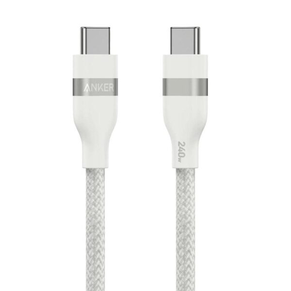 Anker USB-C to USB-C Cable (1m, 240W)- White 2