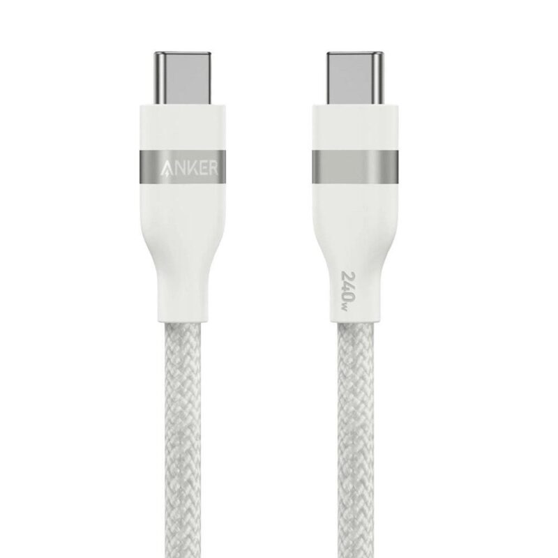 Anker USB-C to USB-C Cable (1m, 240W)- White 2