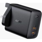 PA-B4 BK Dual-Port 65W PD Wall Charger with GaN Power Tech