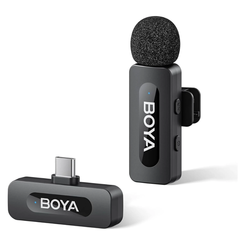 BOYA Smallest 2.4Ghz Wireless Microphone for Type-C device( 1TX+1RX) BOYA Smallest 2.4Ghz Wireless Microphone for Type-C device( 1TX+1RX)