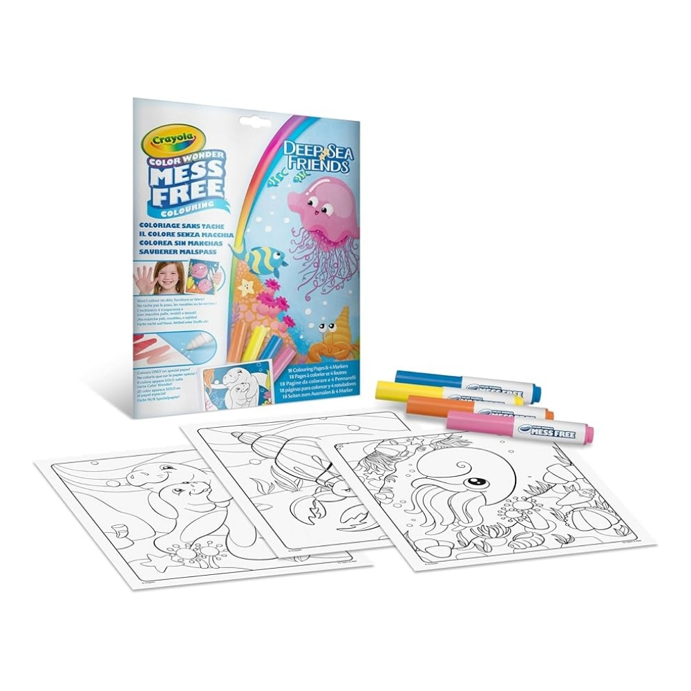 CRAYOLA CRAYOLA COLOR WONDER MESS FREE SEA FRIENDS COLORING BOOK CRAYOLA CRAYOLA COLOR WONDER MESS FREE SEA FRIENDS COLORING BOOK