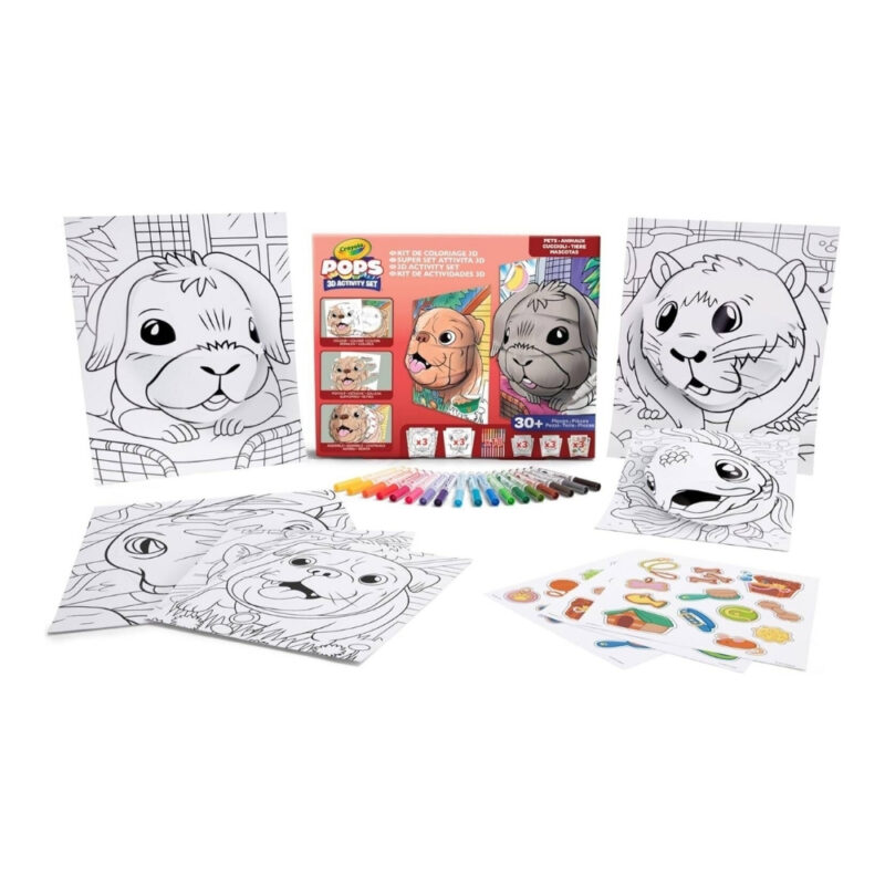 CRAYOLA CRAYOLA POPS SUPER CREATIVITY SET-PETS