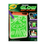 CRAYOLA CRAYOLA TRAVEL GLOW IN THE DARK ART STUDIO