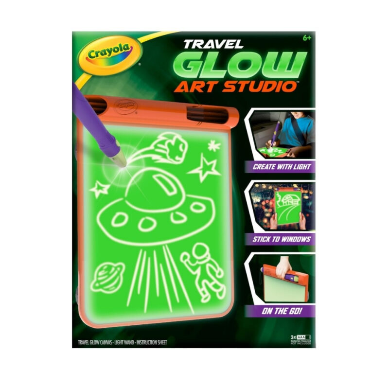 CRAYOLA CRAYOLA TRAVEL GLOW IN THE DARK ART STUDIO