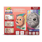 CRAYOLA POPS SET PETS CONTENT: 3 POPS SET CARDS TO BUILD LARGE SIZE