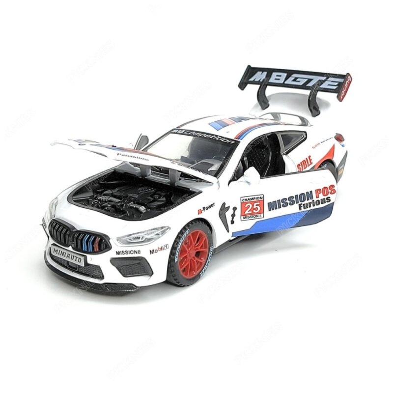 D-POWER D-POWER 1:32 DIECAST BMW M8 GTE 2020 DAYTONA RACE CAR