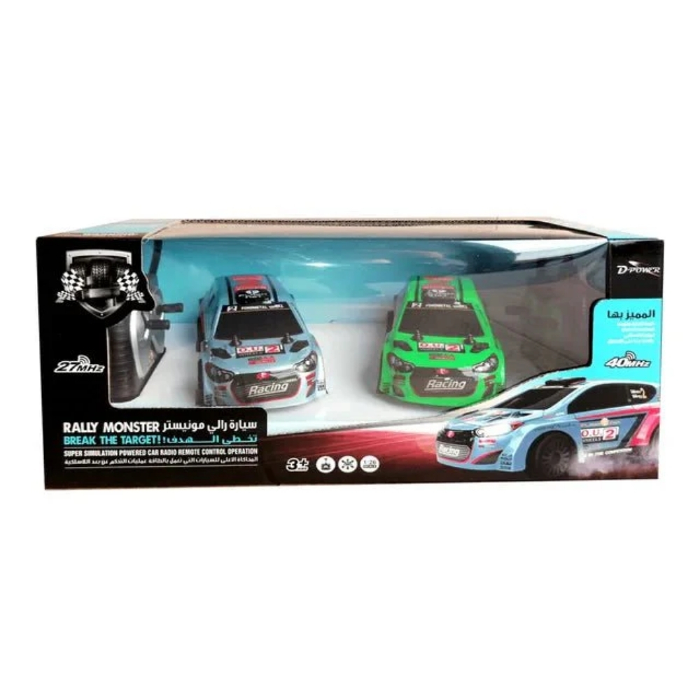 D-POWER RALLY MONSTER 1:26 SCALE TWIN CAR PACK 1 D-POWER RALLY MONSTER 1:26 SCALE TWIN CAR PACK 1