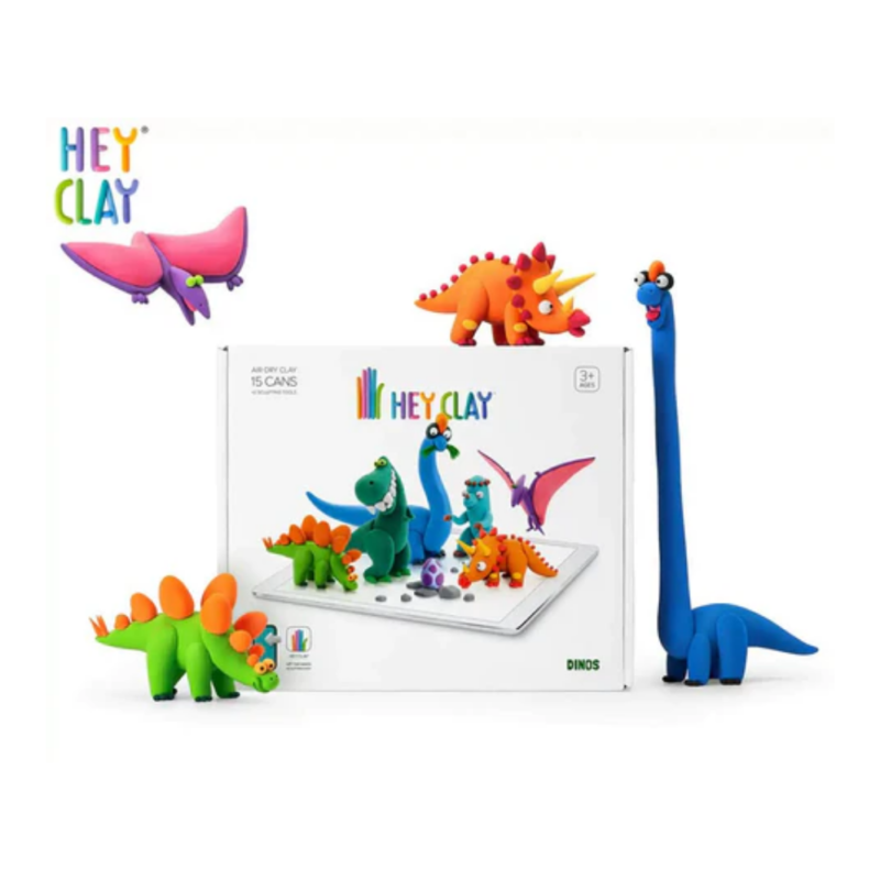 HEY CLAY - DINOS 15 CANS