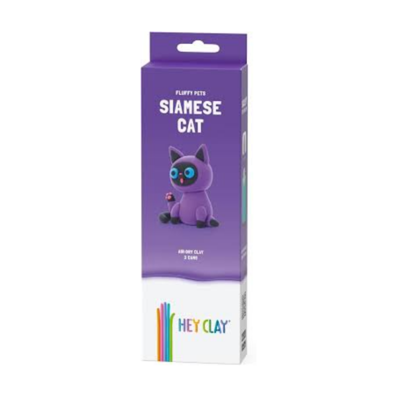 HEY CLAY SIAMESE CAT SERIES FLUFFY PETS 3 CANS