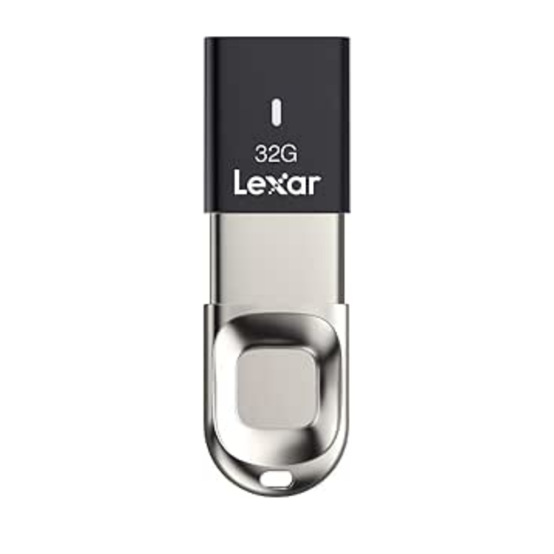 LEXAR 32GB Fingerprint F35 USB 3.0 Jump Drive