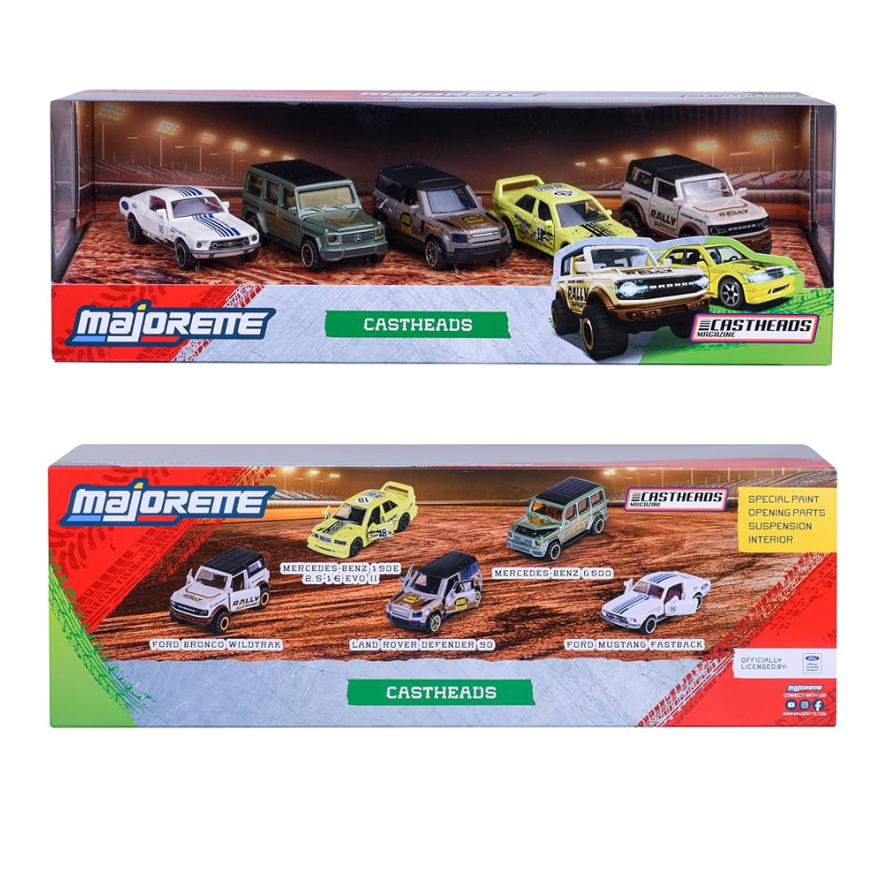MAJORETTE CastHeads 5 Pieces Giftpack MAJORETTE CastHeads 5 Pieces Giftpack