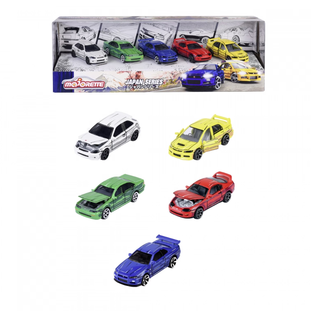 MAJORETTE Japan Series 5 Pieces Giftpack MAJORETTE Japan Series 5 Pieces Giftpack