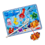 Melissa & Doug Fishing Magnetic Puzzle Game - 10 Pieces