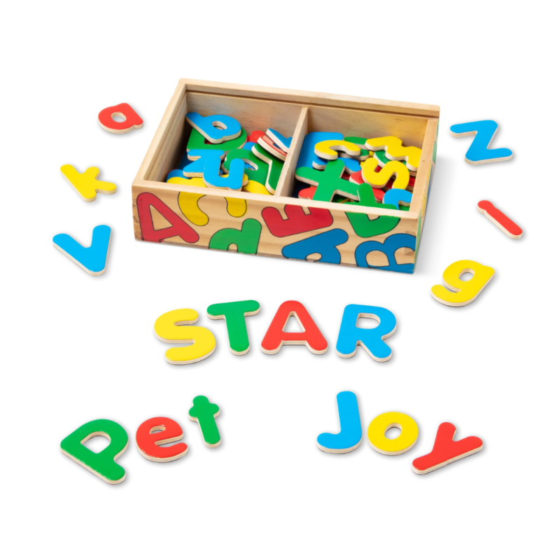 Melissa & Doug Magnetic Wooden Alphabet