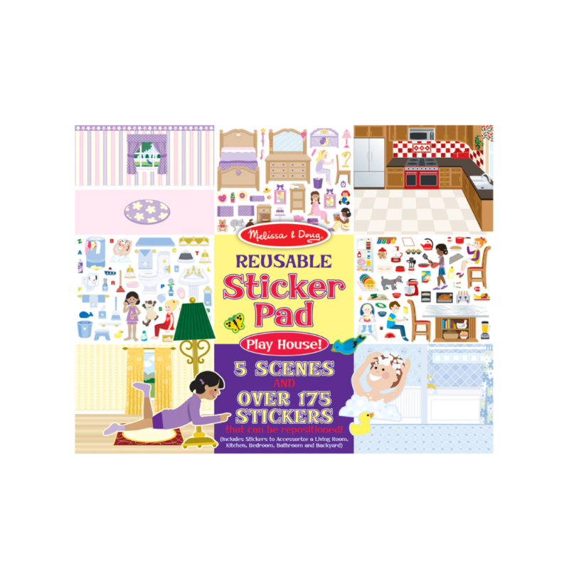 Melissa & Doug Reusable Sticker Pad - Play House!