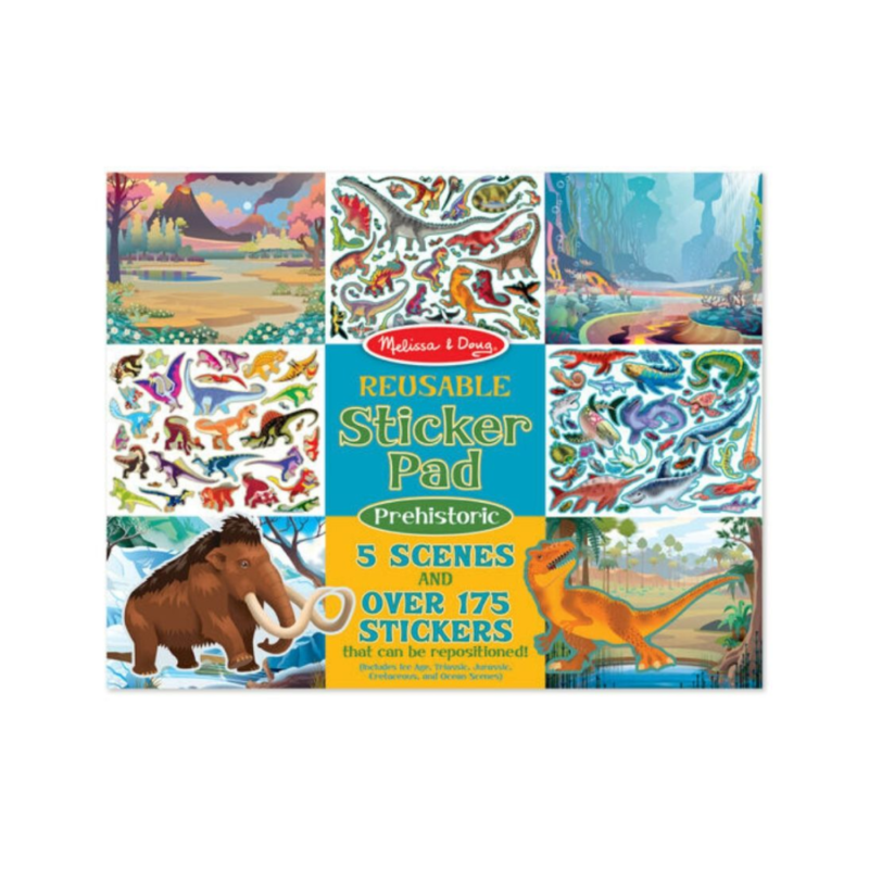 Melissa & Doug Reusable Sticker Pad - Prehistoric