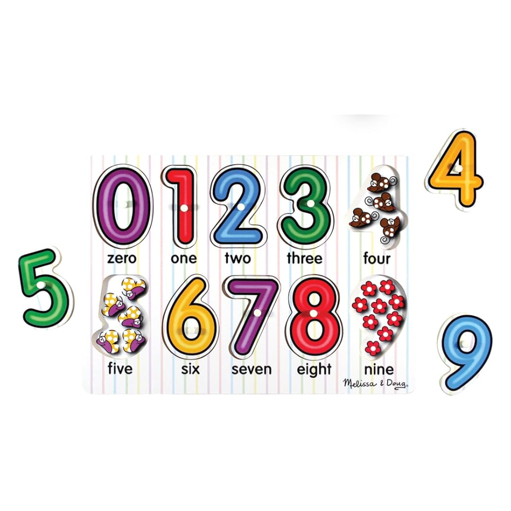 Melissa & Doug See-Inside Numbers Peg Melissa & Doug See-Inside Numbers Peg