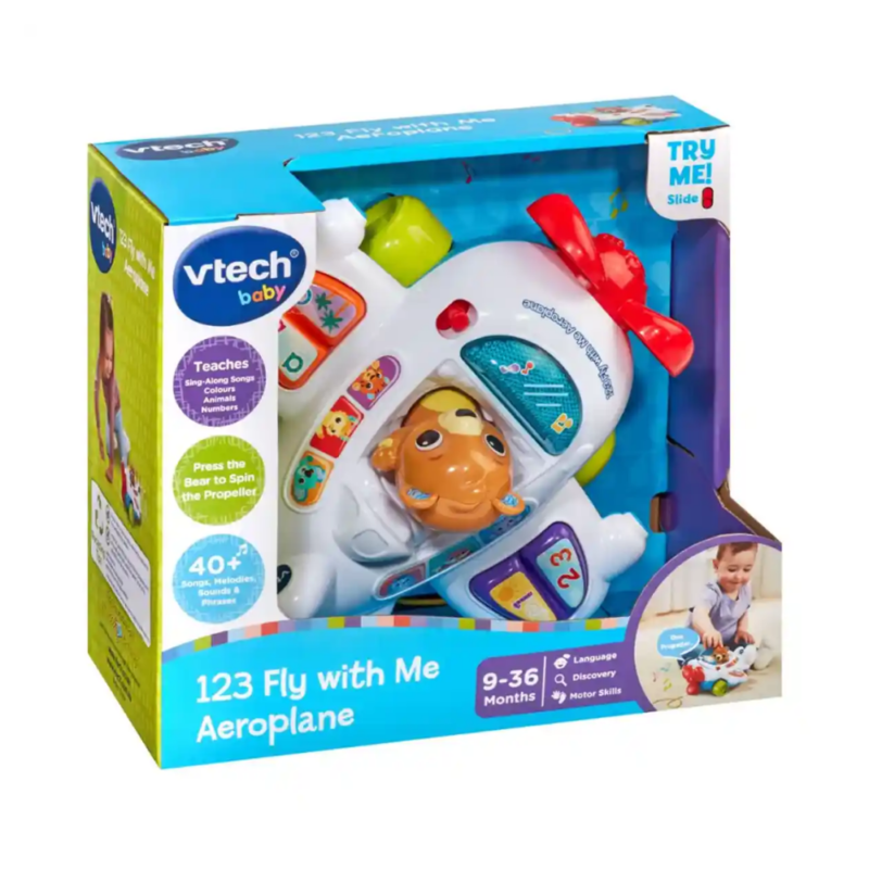 V-TECH 123 FLY WITH ME AEROPLANE