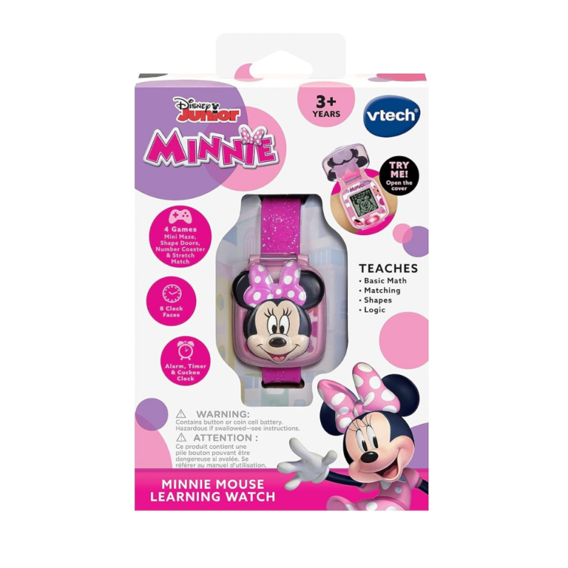 V-TECH MINNIE MOUSE LEARNING WATCH