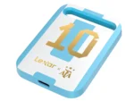 Collectible Lexar 512GB Portable SSD – AFA Elite Legends Messi No. 10 Edition – Up to 390MB/s Read & 400MB/s Write