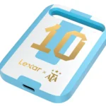 Collectible Lexar 512GB Portable SSD – AFA Elite Legends Messi No. 10 Edition – Up to 390MB/s Read & 400MB/s Write