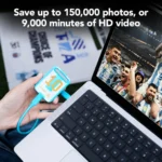 Collectible Lexar 512GB Portable SSD – AFA Elite Legends Messi No. 10 Edition – Up to 390MB/s Read & 400MB/s Write - Image 2